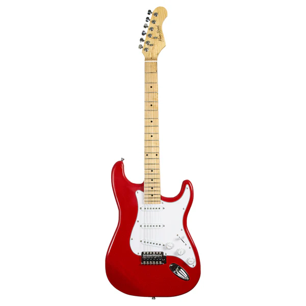 Main Street Dbl Ca Lam Body Guitar Red MEDCRD-3